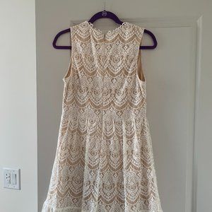 Creme Lace Dress